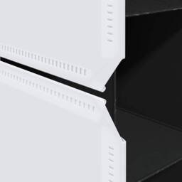 Berkfield Home Modular Cabinet 9 Compartments 37x115x150 cm Black & White - Size: 37 x 115 x 150 cm - thumbnail 9
