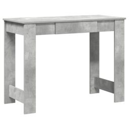 Berkfield Home Desk Concrete Grey 100x45x75 cm Engineered Wood - Size: 100 x 45 x 75 cm - thumbnail 2