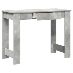 Berkfield Home Desk Concrete Grey 100x45x75 cm Engineered Wood - Size: 100 x 45 x 75 cm - thumbnail 5