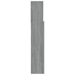 Berkfield Home Headboard Cabinet Grey Sonoma 120x19x103.5 cm - thumbnail 6