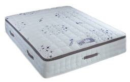 Bedmaster Ametist Crystal 2500 Pocket Sprung Pillow Top Mattress in White - Size: Small Single - thumbnail 3