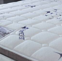 Bedmaster Ametist Crystal 2500 Pocket Sprung Pillow Top Mattress in White - Size: Small Single - thumbnail 2