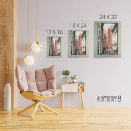 "Artery8 Trinity Church & Wall Street Elmer Canvas Wall Art Print - Size: W12"" x H16""" - thumbnail 4