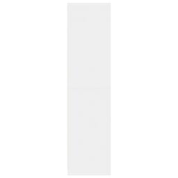 Berkfield Home Wardrobe White 30x50x200 cm Engineered Wood - Size: 30 x 50 x 200 cm - thumbnail 5
