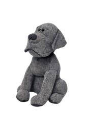 Essentials Herringbone Dog Novelty Door Stop in Grey - thumbnail 1