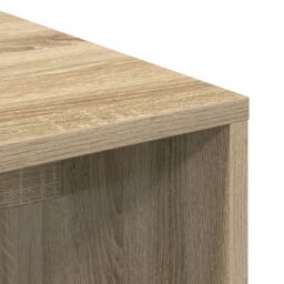 Berkfield Home Sonoma Oak Writing Desk Sonoma oak Particle board Standard in Brown - thumbnail 7