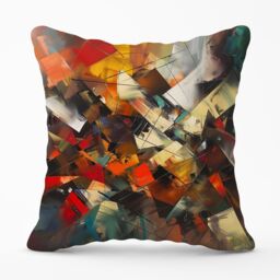 Warren Reed - Designer Dynamic Chaos: Energy Unleashed Cushions - Size: 45 cm x 45 cm - thumbnail 1