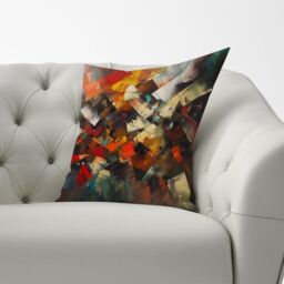 Warren Reed - Designer Dynamic Chaos: Energy Unleashed Cushions - Size: 45 cm x 45 cm - thumbnail 3