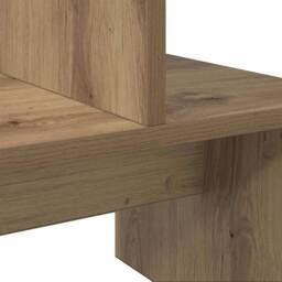 Berkfield Home TV Cabinet Artisan oak 180 x 30 x 43 cm Engineered wood in Brown - thumbnail 8