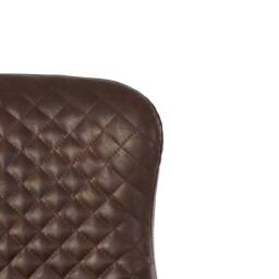 Cheshire Executive Lochlan Office Chair in Brown Faux Leather - thumbnail 4