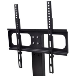 Berkfield Home Pedestal TV Stand for 26-42 Inch Screen Max VESA 400x400 mm 30kg in Black - thumbnail 2