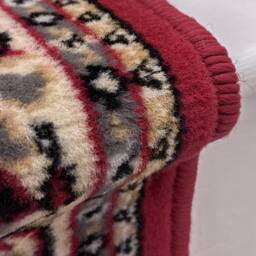 runrug Stair Runner Carpet for Staircases - Soft & Comfy, 9mm - 'Peacock' in Red - Size: 60 cm x 600 cm - thumbnail 2