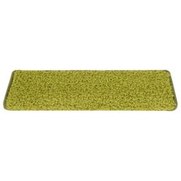 Berkfield Home Carpet Stair Treads 15 pcs 65x21x4 cm Green - Size: Medium - thumbnail 3