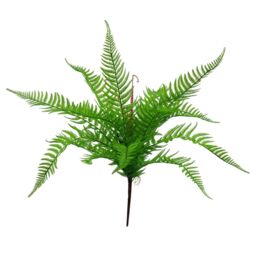 Leaf 6 x 60cm Artificial Bushy Dixie Wood Fern Dark Green Plant - Size: 6 x 60 cm - thumbnail 2