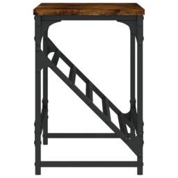 Berkfield Home Shoe Rack Smoked Oak 90x30x45 cm Engineered Wood in Brown - Size: 90 x 30 x 45 cm - thumbnail 5