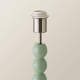 ValueLights Bobbins Sage Green Freestanding Floor Lamp Base Light in Pale Green - thumbnail 3