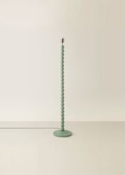 ValueLights Bobbins Sage Green Freestanding Floor Lamp Base Light in Pale Green - thumbnail 2