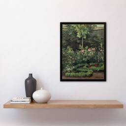 Artery8 A Rose Garden Landscape Camille Pissarro Framed Wall Art Print - Size: A4 - thumbnail 4