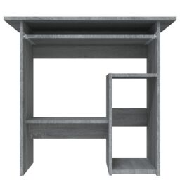 Berkfield Home Desk Grey Sonoma 80x45x74 cm Engineered Wood - Size: 80 x 45 x 74 cm - thumbnail 5