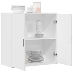 Berkfield Home Sideboard White 79x38x80 cm Engineered Wood - Size: 79 x 38 x 80 cm - thumbnail 4