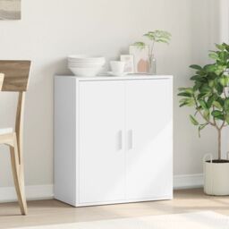 Berkfield Home Sideboard White 79x38x80 cm Engineered Wood - Size: 79 x 38 x 80 cm - thumbnail 3