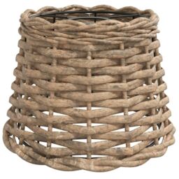 Berkfield Home Ceiling Lamp Shade Brown √ò20x15 cm Wicker - Size: 20x15 cm - thumbnail 2
