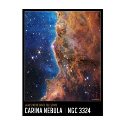 Artery8 Wall Art Print Pack of 3 NASA James Webb Deep Field Carina Nebula Cosmic Cliffs Pack of 3 Large Poster Set - thumbnail 4