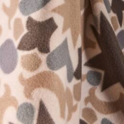 OHS Tiles Print Polar Fleece Throw Blanket Lightweight Bedspread - Size: 120 cm x 150 cm - thumbnail 2