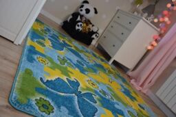 RugsX Kids Rug in Blue - Size: 120 cm x 170 cm - thumbnail 2