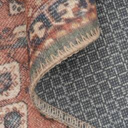 Kukoon Terracotta Traditional Flatwoven Living Room Area Rug Hallway Runner - Size: 280 cm x 380 cm - thumbnail 5