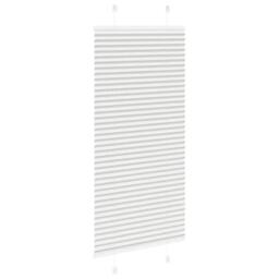 Berkfield Home Pleated Blind Light Grey 65x100 cm Fabric Width 64.4 cm Polyester - thumbnail 4