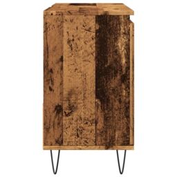 Berkfield Home Sink Cabinet Old Wood 65x33x60 cm Engineered Wood in Brown - Size: 65 x 33 x 60 cm - thumbnail 6