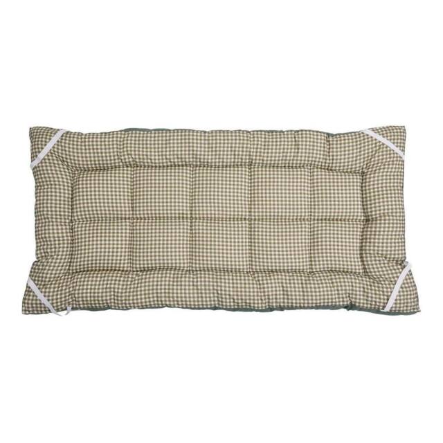 Hinsinc Single - 90x190x10cm Thick Mattress Topper Quilted Japanese Futon Mat in Green - Size: Cot - image 1