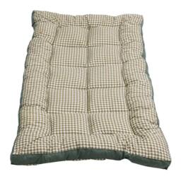 Hinsinc Single - 90x190x10cm Thick Mattress Topper Quilted Japanese Futon Mat in Green - Size: Cot - thumbnail 2