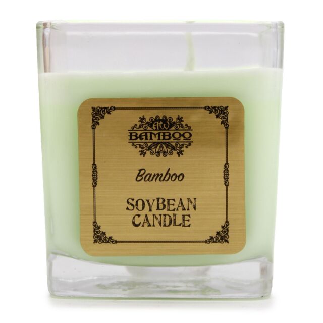 KDMD Soybean Jar Candles - Bamboo in Green - image 1