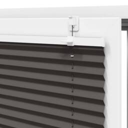 Berkfield Home Pleated Blind Black 115x150 cm Fabric Width 114.4 cm Polyester - thumbnail 9
