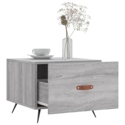 Berkfield Home Coffee Tables 2 pcs Grey Sonoma 50x50x40 cm Engineered Wood - Size: 50 x 50 x 40 cm - thumbnail 4
