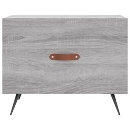 Berkfield Home Coffee Tables 2 pcs Grey Sonoma 50x50x40 cm Engineered Wood - Size: 50 x 50 x 40 cm - thumbnail 6