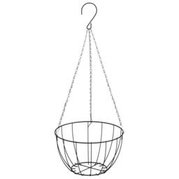 Berkfield Home Hanging Basket Brackets with Planters 4 pcs Black Steel - thumbnail 5