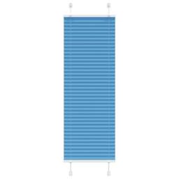 Berkfield Home Pleated Blind Blue 40x100 cm Fabric Width 39.4 cm Polyester - thumbnail 2