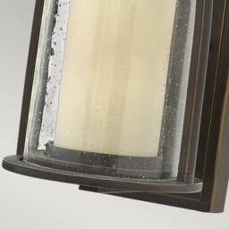Netlighting Quincy Outdoor Small Wall Lantern Light Oil Rubbed Bronze IP44 E27 in Brown - thumbnail 4