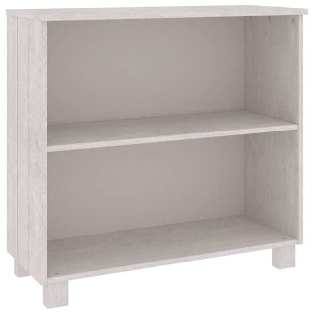 Berkfield Home Sideboard HAMAR White 85x35x80 cm Solid Wood Pine - Size: 85 x 35 x 80 cm - image 1