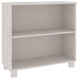 Berkfield Home Sideboard HAMAR White 85x35x80 cm Solid Wood Pine - Size: 85 x 35 x 80 cm - thumbnail 1