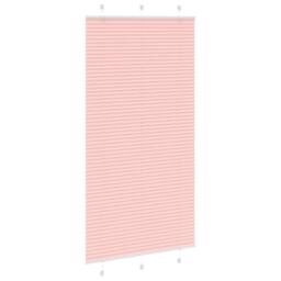 Berkfield Home Pleated Blind Pink 110x200 cm Fabric Width 109.4 cm Polyester - thumbnail 3