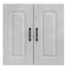Berkfield Home Kitchen Wall Cabinet Kalmar Concrete Grey Engineered Wood - thumbnail 5