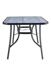 Living and Home Garden Tempered Glass Marble Rectangular Coffee Table in Grey - thumbnail 5