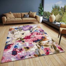 THE RUGS Gobelin Design Flatweave Rug & Runner Floral Decorative Rug - Size: 60 cm x 90 cm - thumbnail 6