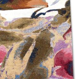 THE RUGS Gobelin Design Flatweave Rug & Runner Floral Decorative Rug - Size: 60 cm x 90 cm - thumbnail 2