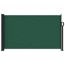 Berkfield Home Retractable Side Awning Dark Green 120x500 cm - thumbnail 3