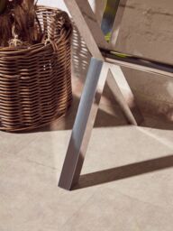 Orsina Brown & White Genuine Cowhide Console Table - thumbnail 2